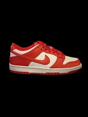 * Nike Dunk Low * White Red University Red Size [ 5Y ] = [ 5M ]same as [ 6.5W ]